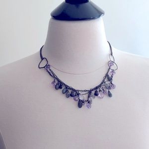 Hand-crafted, one-of-a-kind amethyst necklace